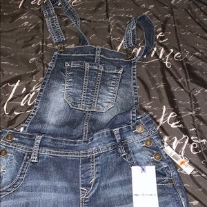 Wallflower skinny junior Denim Overall